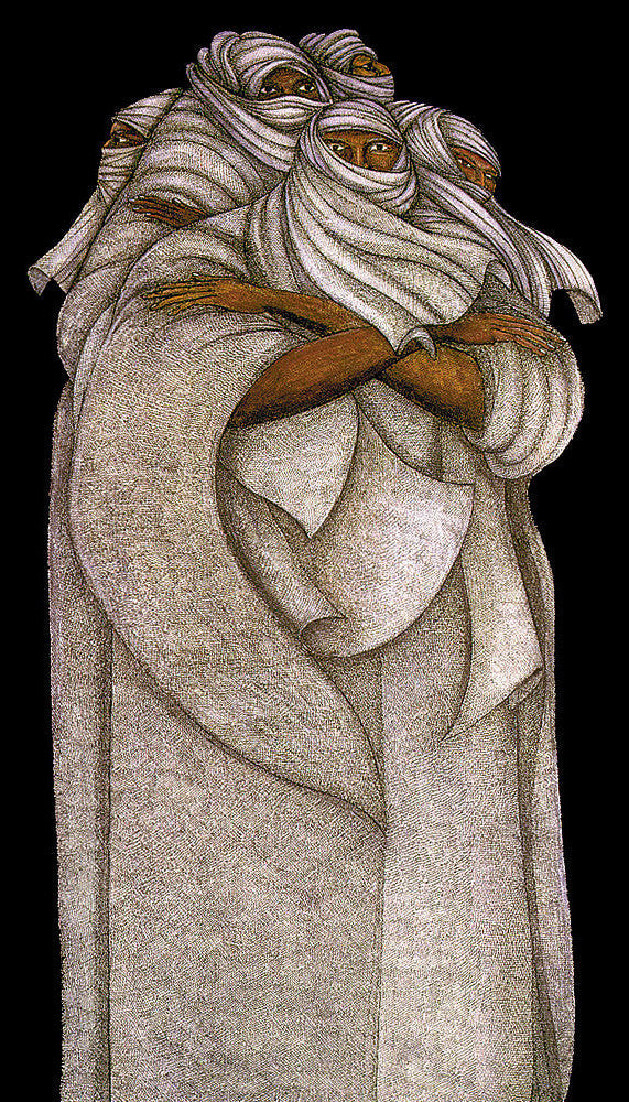 Detail of Swahili Eyes by Charles A. Bibbs