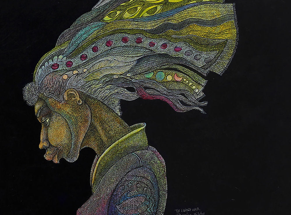 Detail of The Living Hair by Charles A. Bibbs
