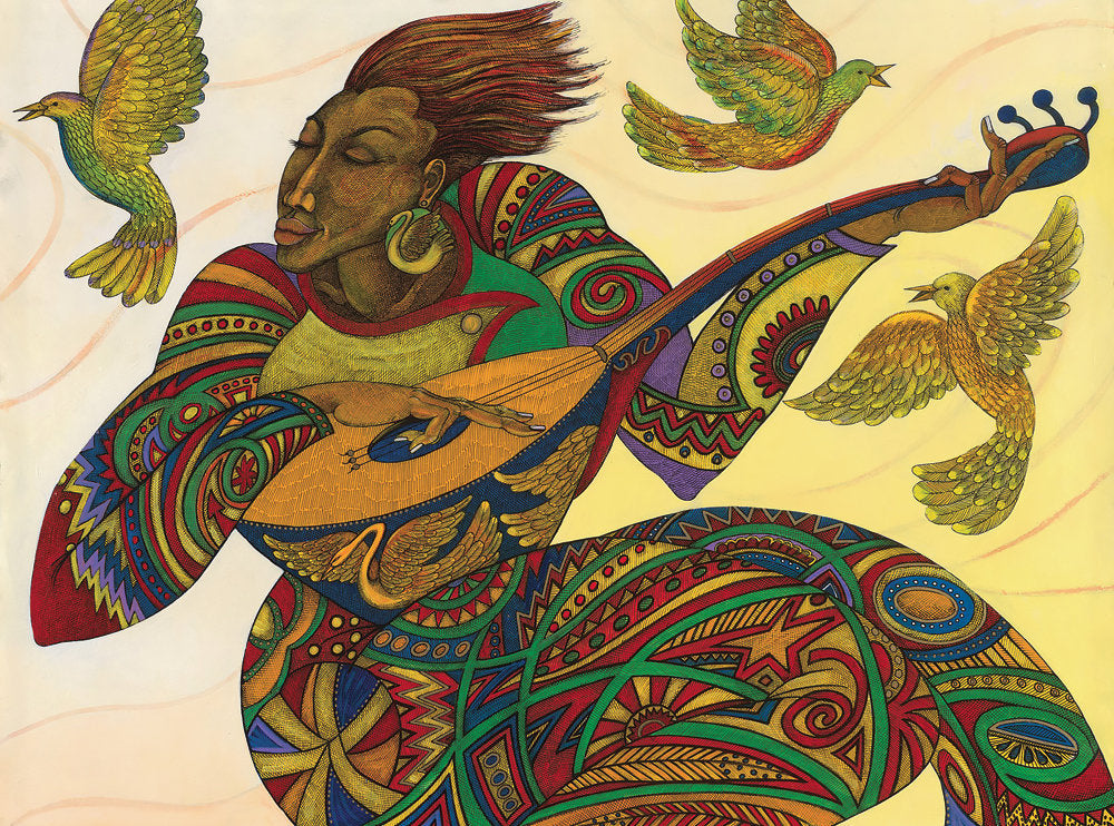 Detail of The Music Maker 3 by Charles A. Bibbs