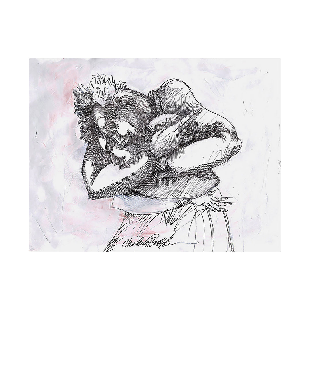 Love Me Tender — original artwork by Charles A. Bibbs