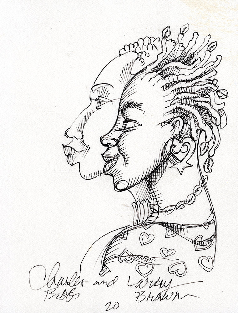 Detail of Profile In Bibbs And Brown by Charles A. Bibbs