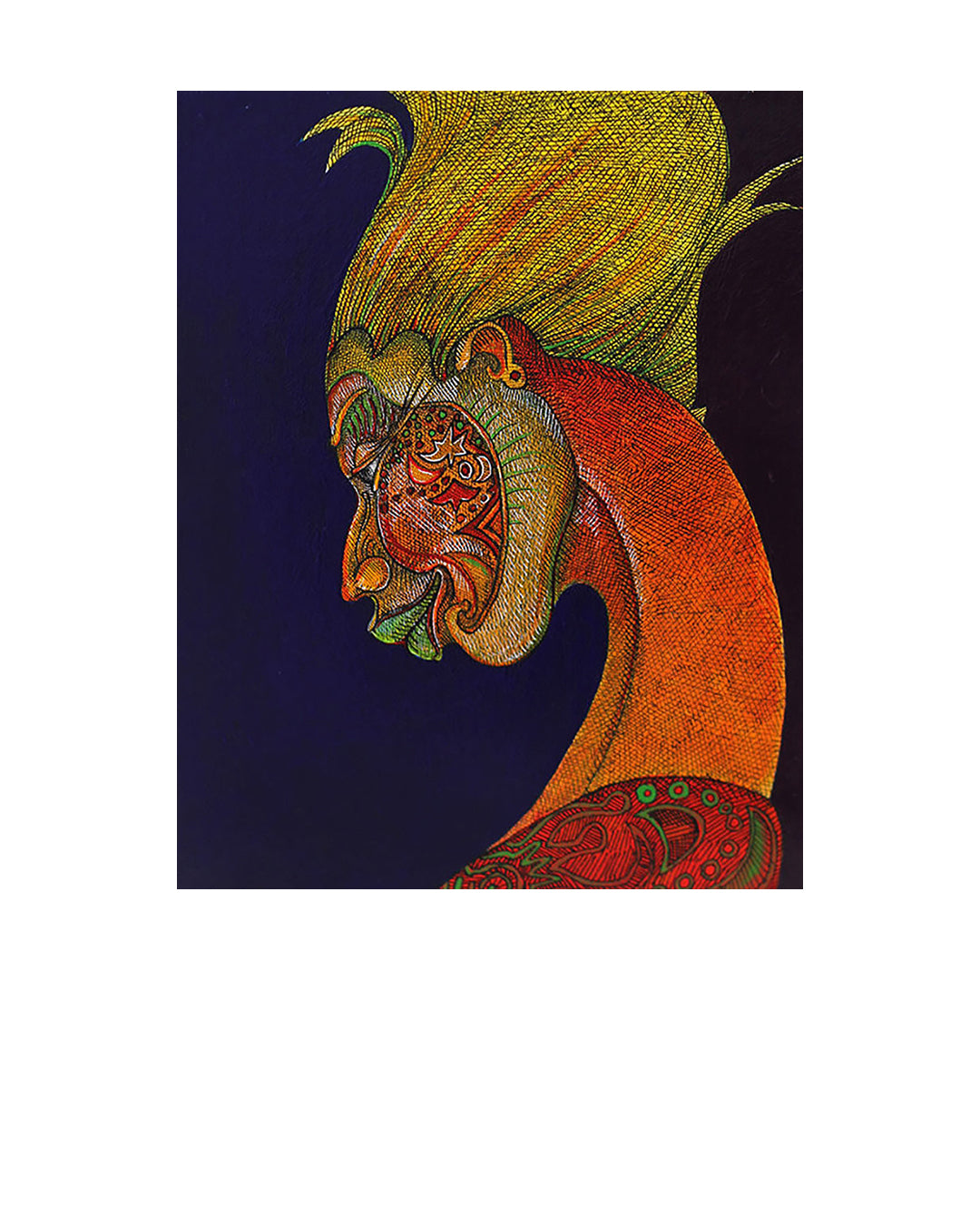 Facial Lines Story — original artwork by Charles A. Bibbs