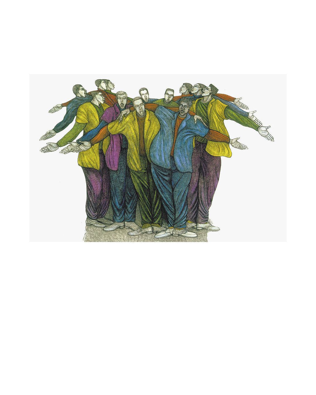 The Boys From New York — original artwork by Charles A. Bibbs