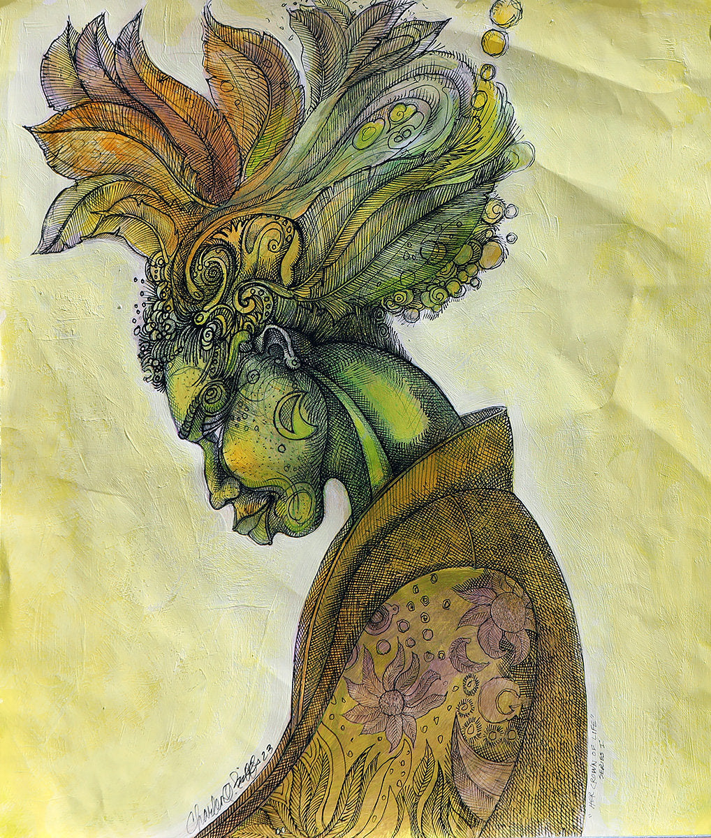 Detail of Her Crown of Life Series I by Charles A. Bibbs