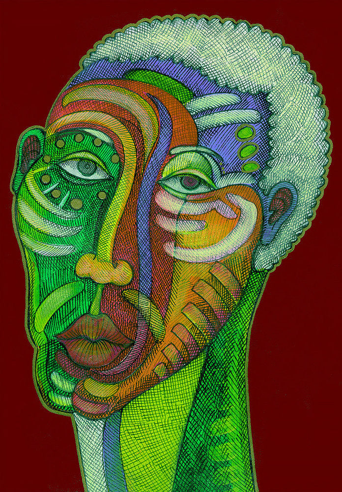 Detail of Man In Love by Charles A. Bibbs