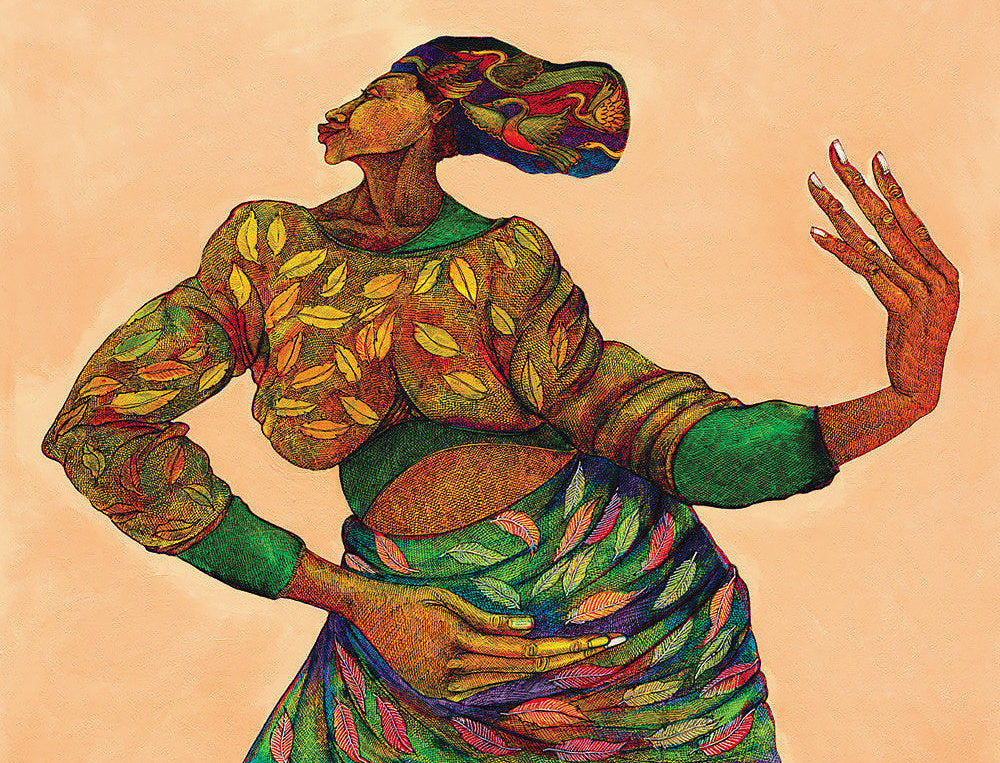 Detail of Dancing Hands by Charles A. Bibbs