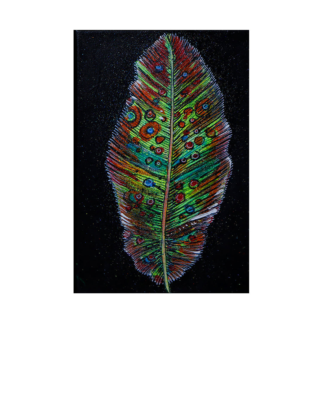 Feather No. 1 (2023) — original artwork by Charles A. Bibbs