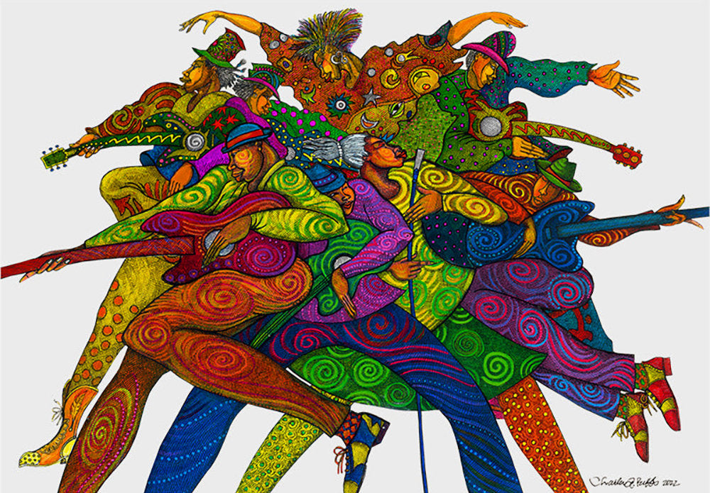 Detail of Mixin It Up II by Charles A. Bibbs