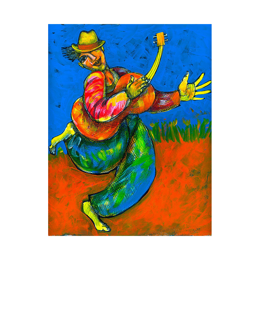 Joy Luck Girls — original artwork by Charles A. Bibbs