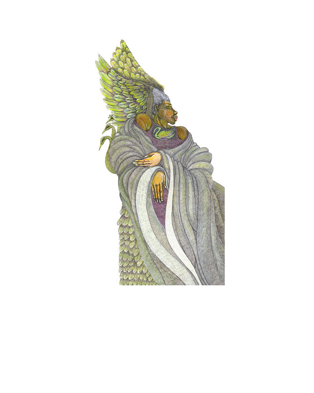Throne Of Grace — original artwork by Charles A. Bibbs