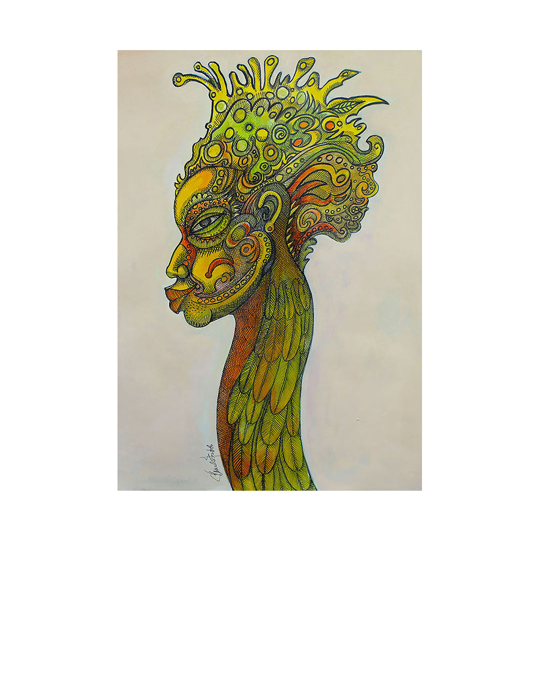 Cultural Pride — original artwork by Charles A. Bibbs