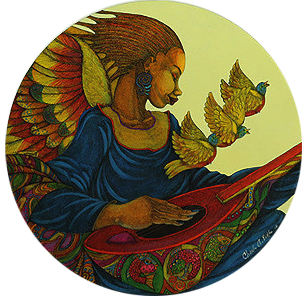 Detail of Music Angel 2 - HP by Charles A. Bibbs