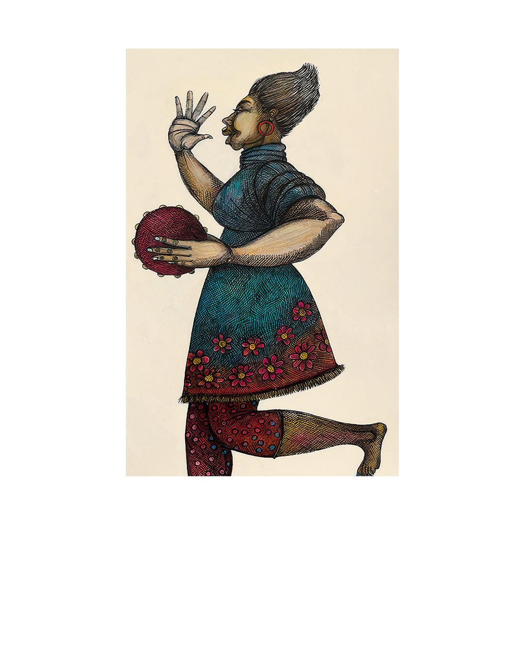 Joyful Noise — original artwork by Charles A. Bibbs