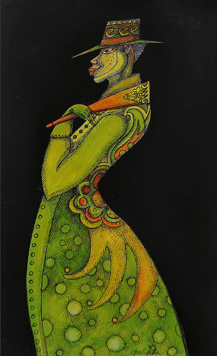 Detail of Green Elegance by Charles A. Bibbs