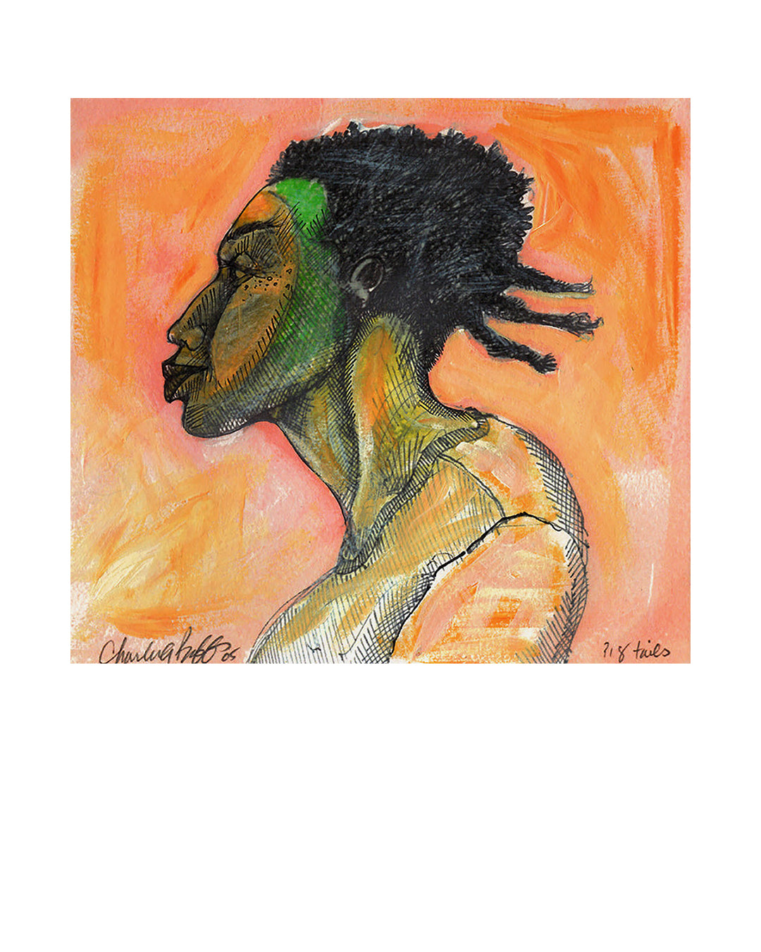 Pig Tails — original artwork by Charles A. Bibbs