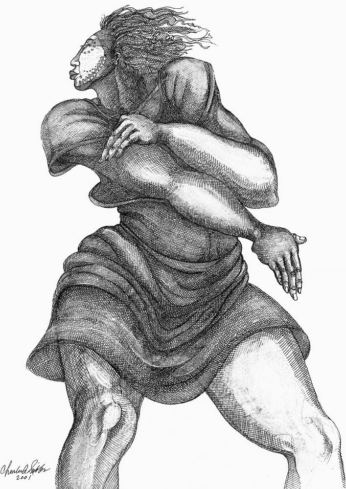 Detail of Music In My Bones by Charles A. Bibbs