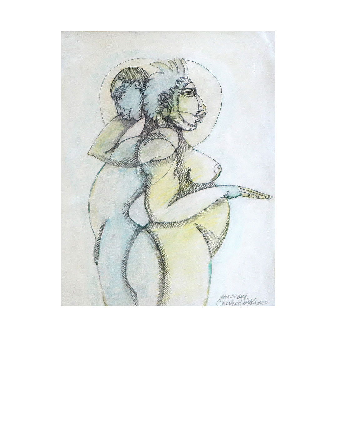 Back To Back — original artwork by Charles A. Bibbs
