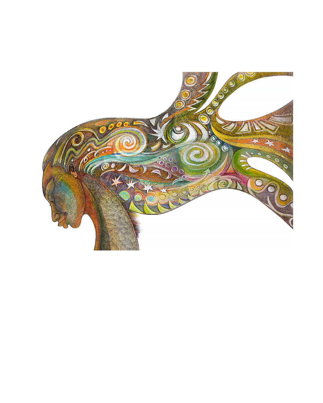 A Woman's Glory — original artwork by Charles A. Bibbs