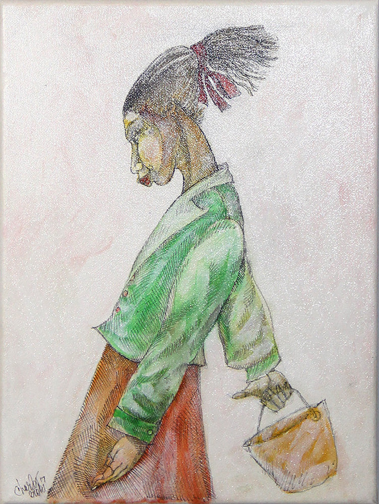 Detail of The Yellow Pail by Charles A. Bibbs