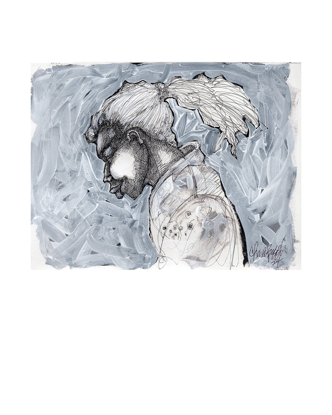 Silver Forrest — original artwork by Charles A. Bibbs