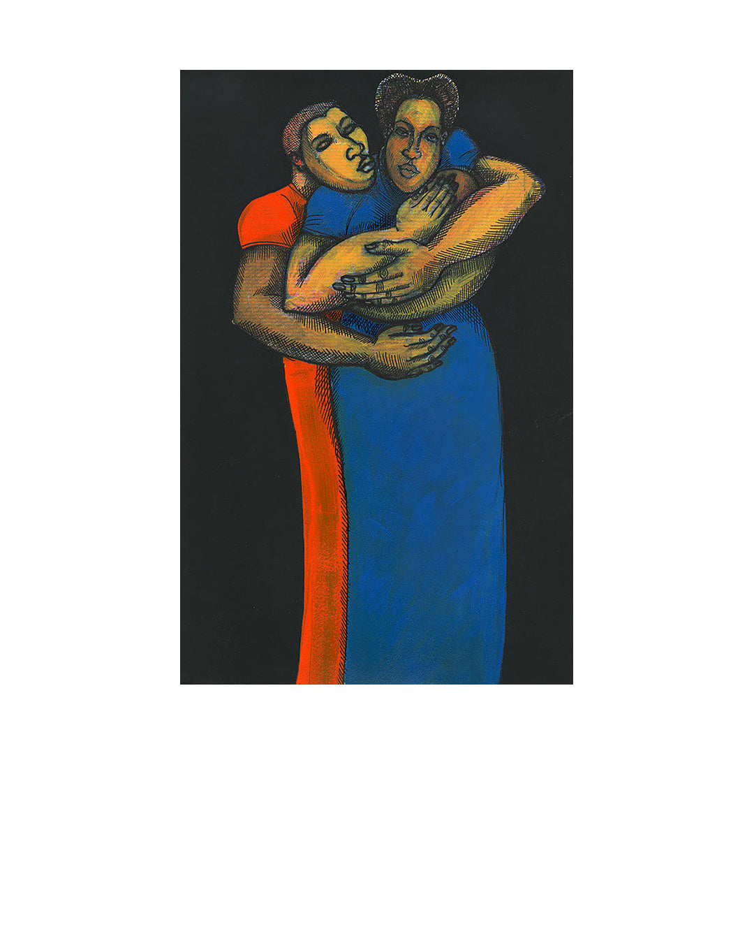 Me and My Babies — original artwork by Charles A. Bibbs