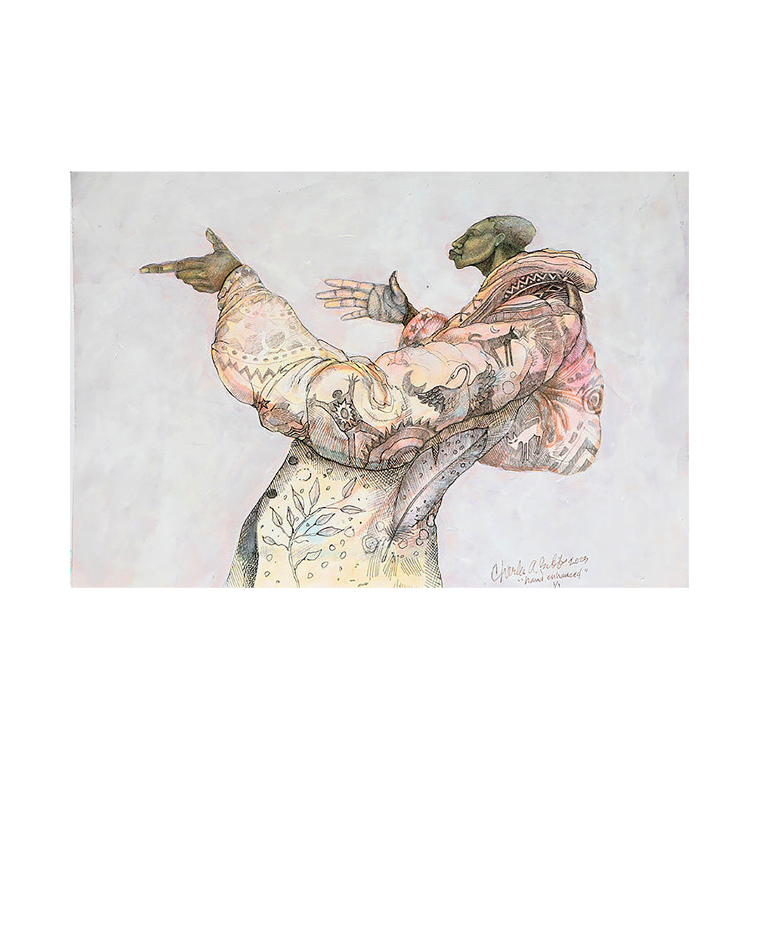 Mystic Holyman — original artwork by Charles A. Bibbs