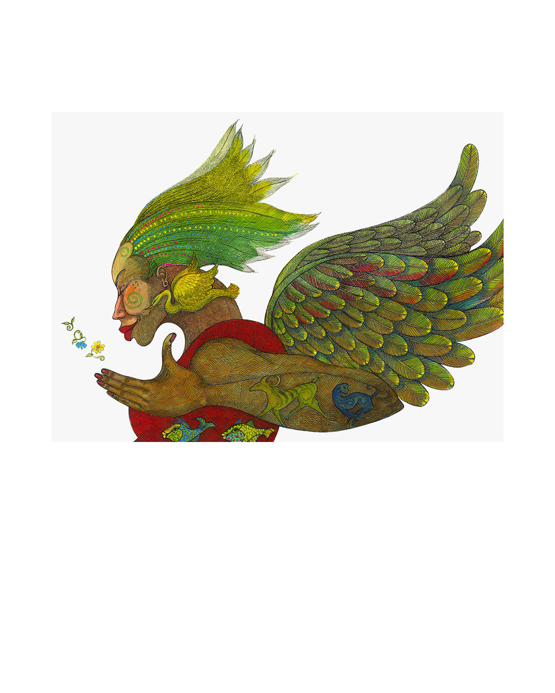 The Earth Angel — original artwork by Charles A. Bibbs