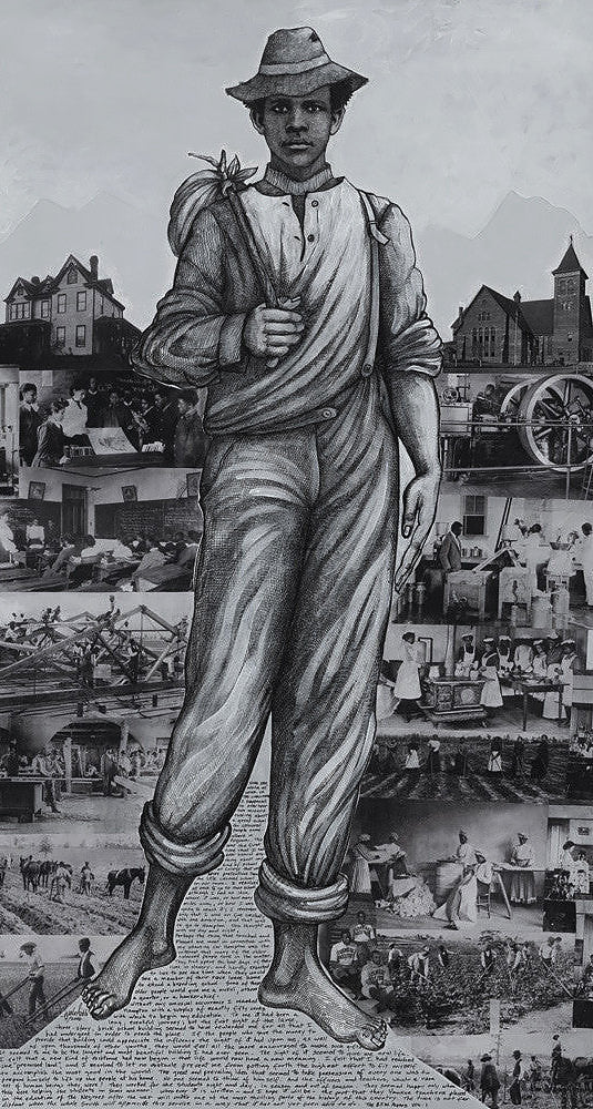 Detail of Booker T. Washington by Charles A. Bibbs