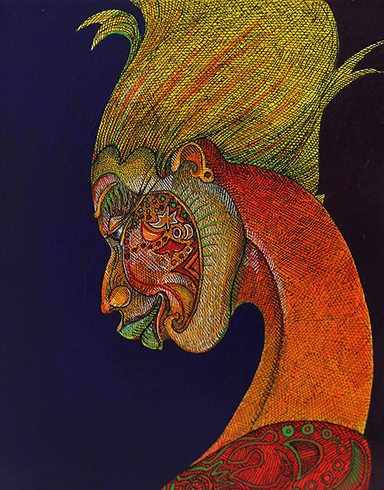 Detail of Facial Lines Story by Charles A. Bibbs