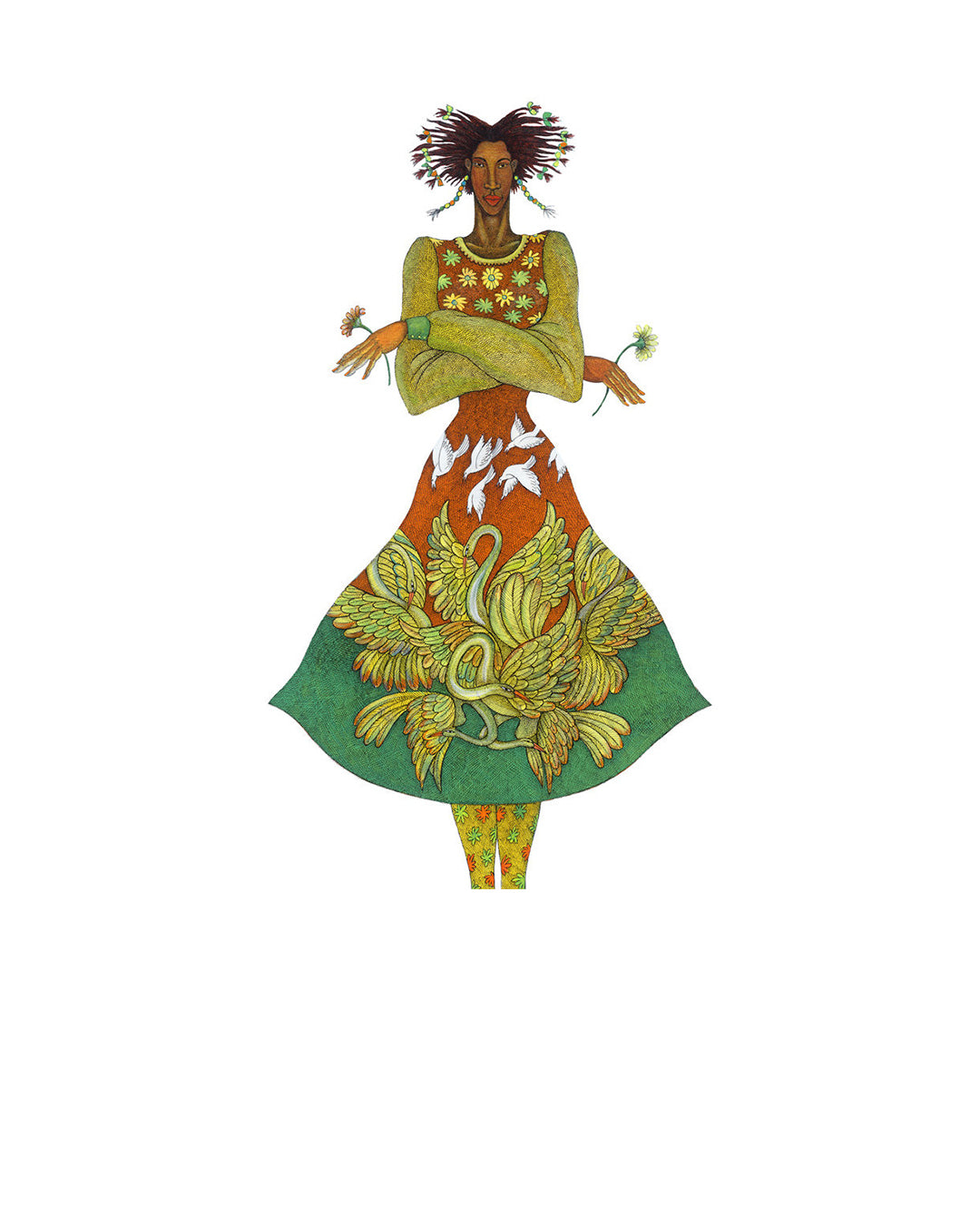 Spring — original artwork by Charles A. Bibbs
