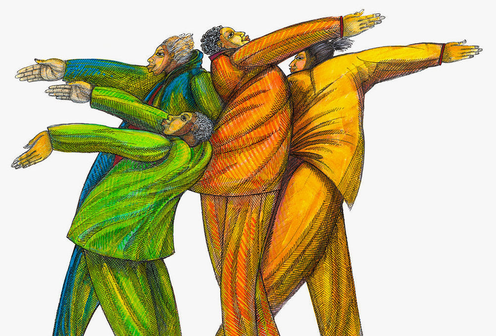 Detail of Hands Of The Givers by Charles A. Bibbs