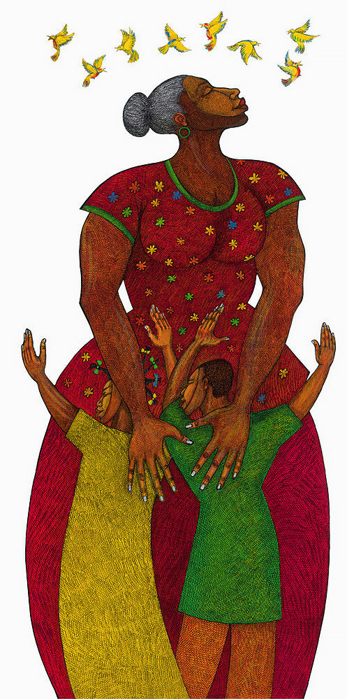 Detail of Mama by Charles A. Bibbs