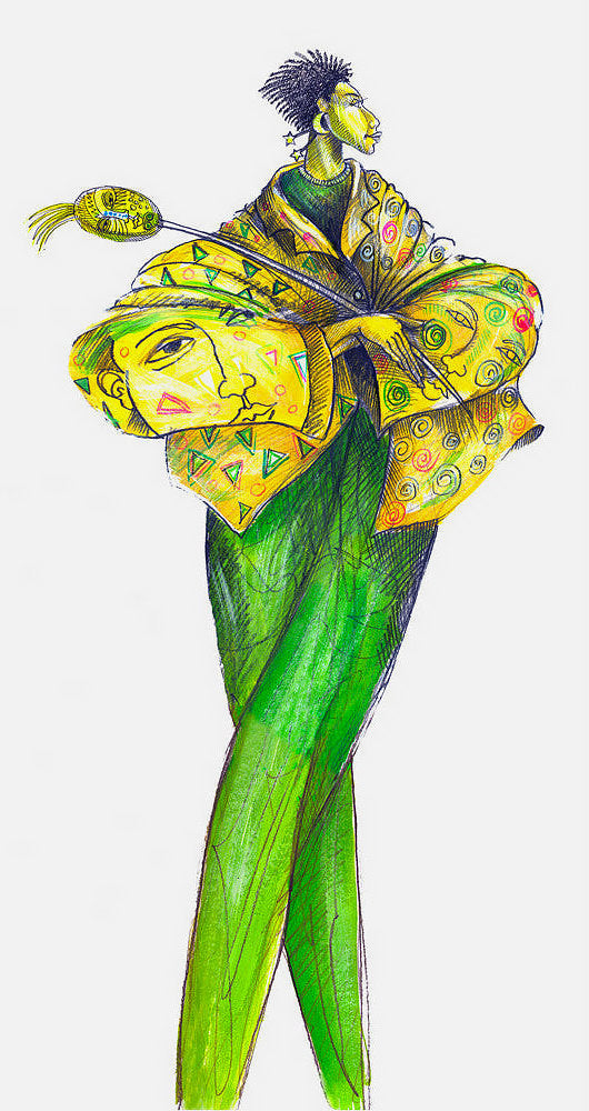 Detail of Masked Appeal by Charles A. Bibbs