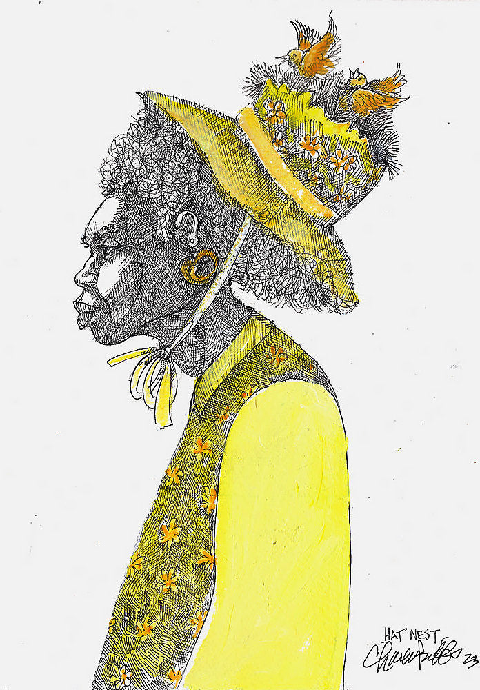 Detail of Hat Nest by Charles A. Bibbs