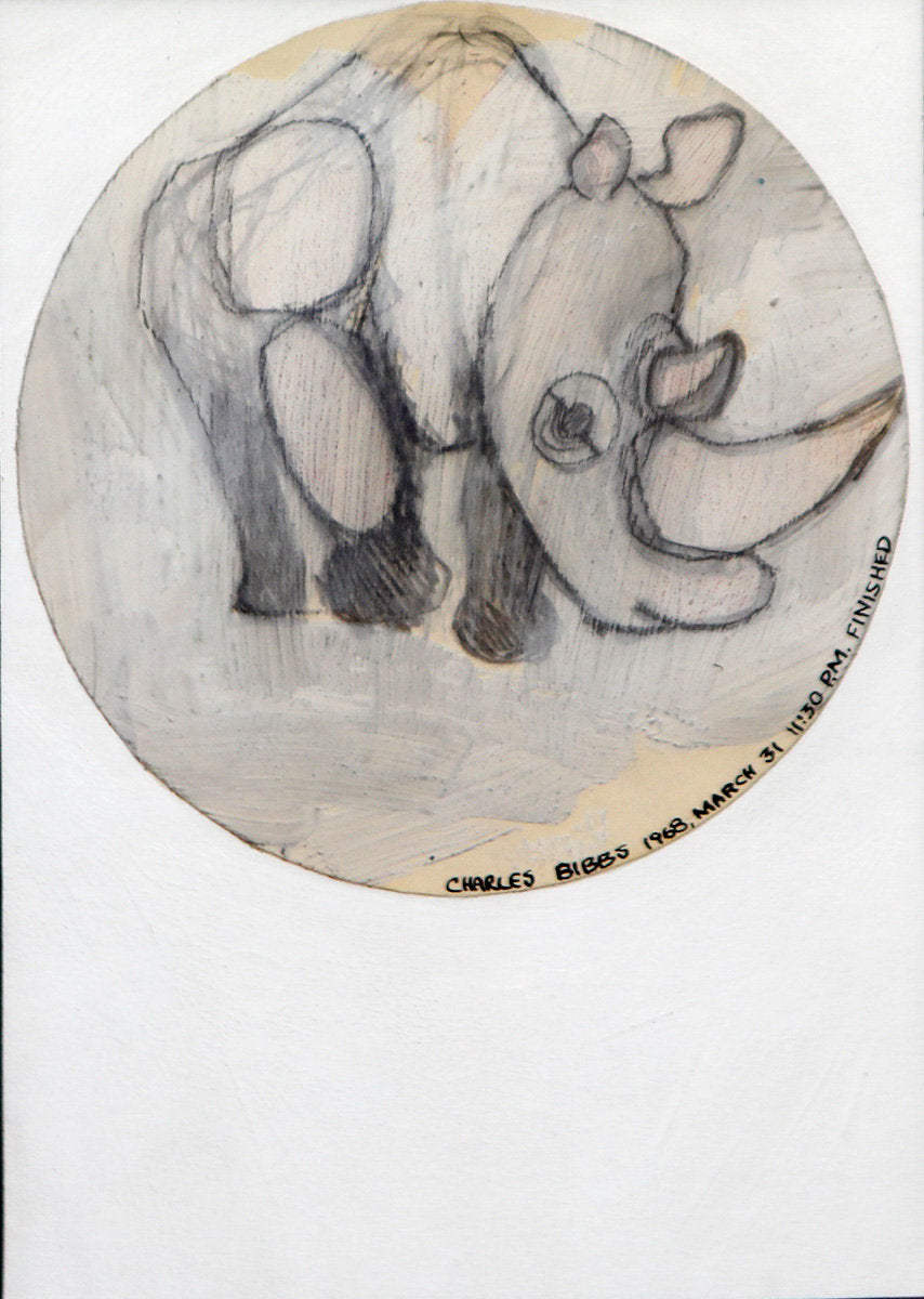 Detail of Rhino by Charles A. Bibbs