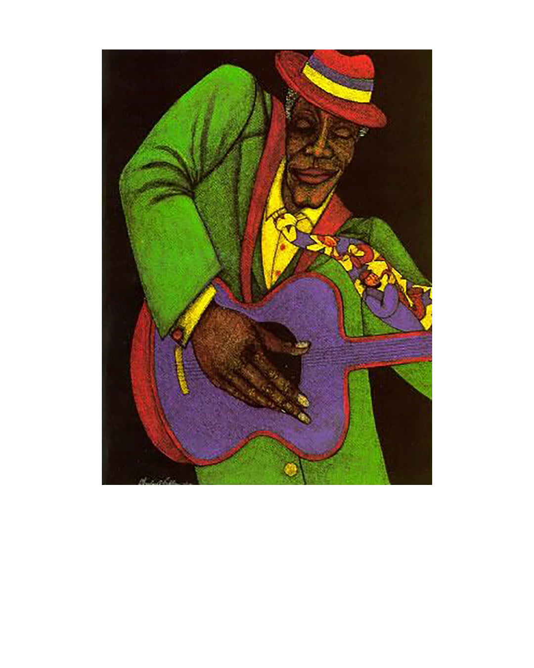 Jazzman — original artwork by Charles A. Bibbs