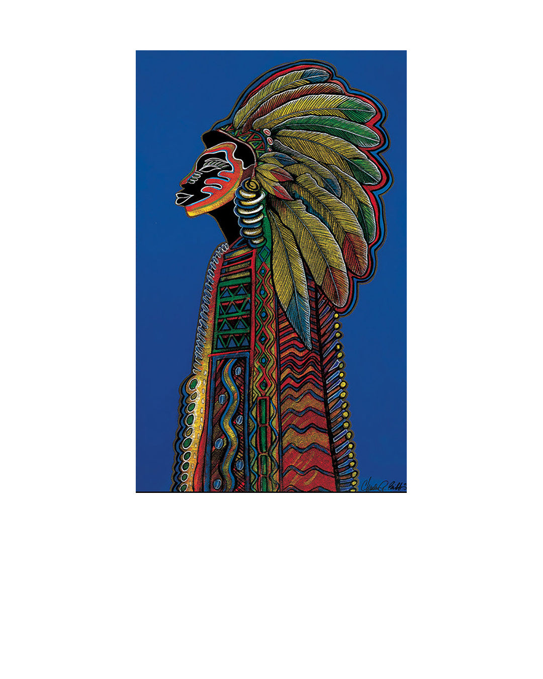 Totem Series 1 — original artwork by Charles A. Bibbs