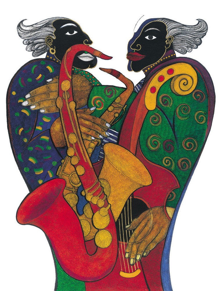 Detail of Hands On Jazz II by Charles A. Bibbs