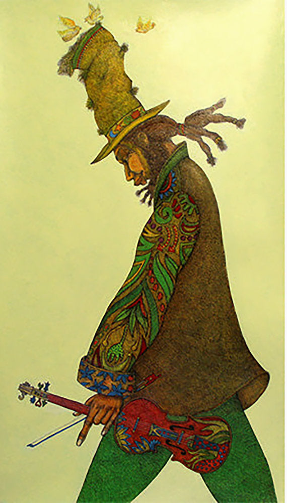 Detail of The Bagman Fiddler by Charles A. Bibbs