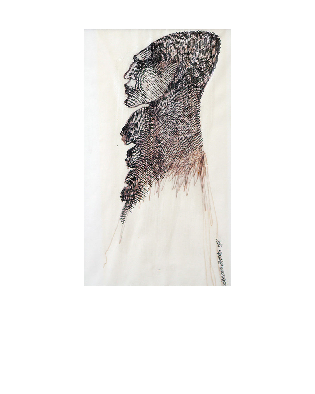 Totem Heads — original artwork by Charles A. Bibbs
