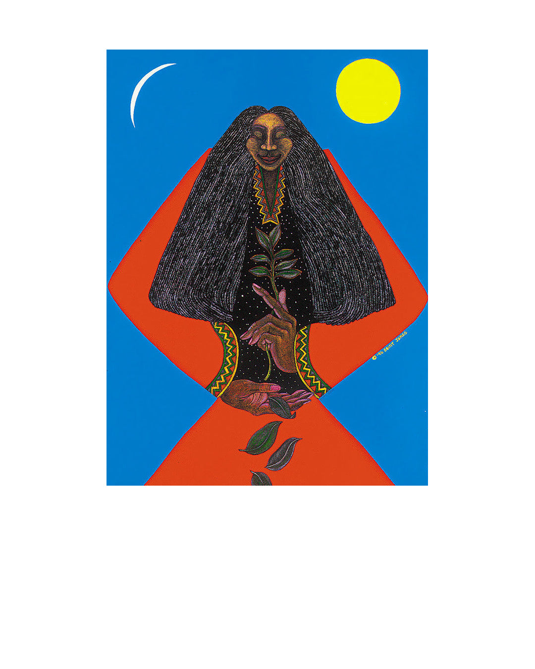 Medicine Woman — original artwork by Charles A. Bibbs
