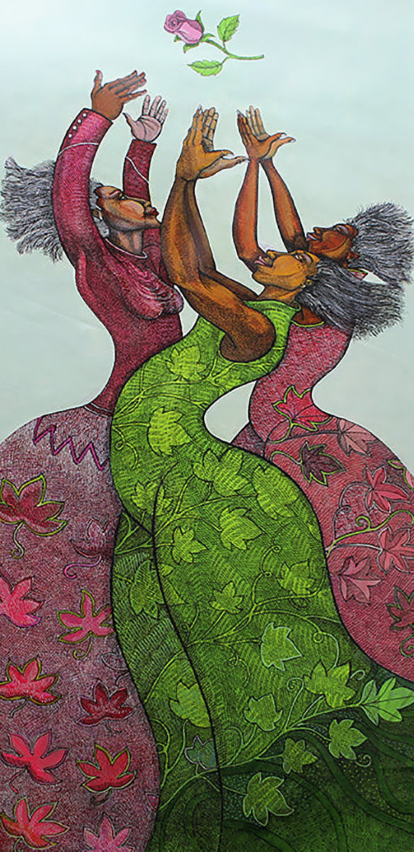 Detail of Rejoice II by Charles A. Bibbs
