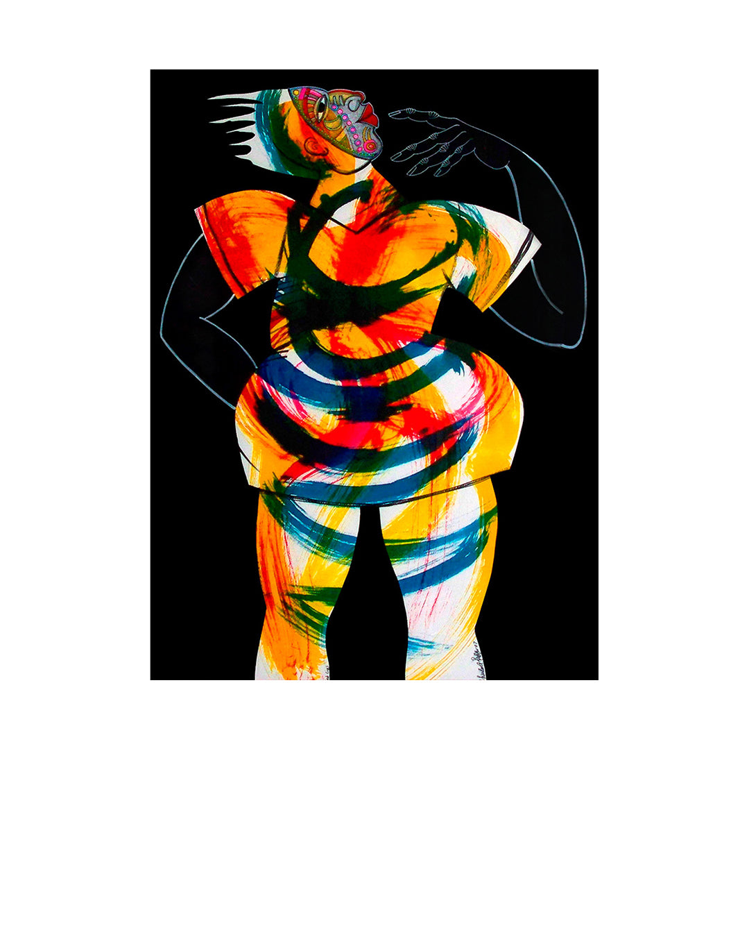 Red Lips — original artwork by Charles A. Bibbs