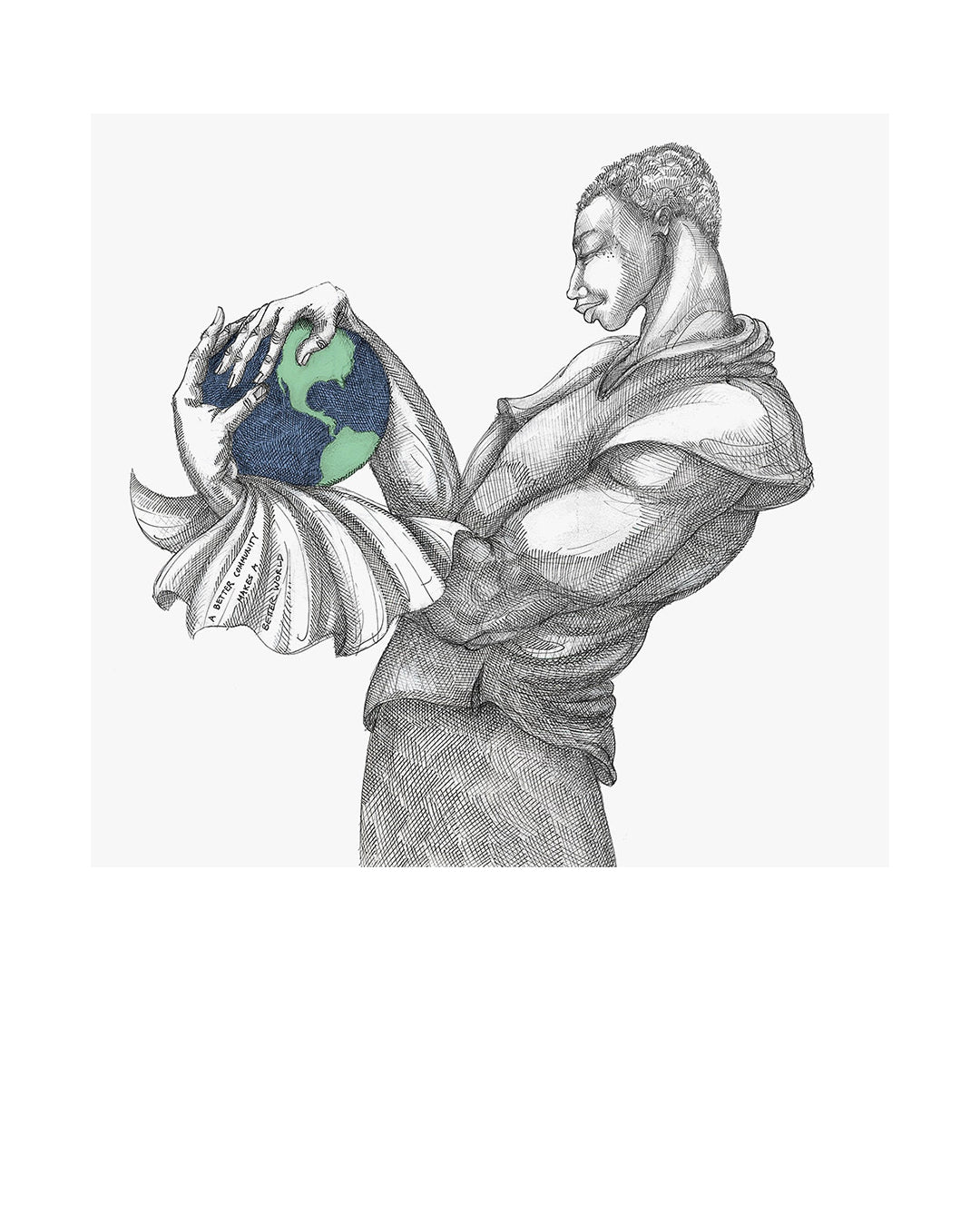 A Better World — original artwork by Charles A. Bibbs
