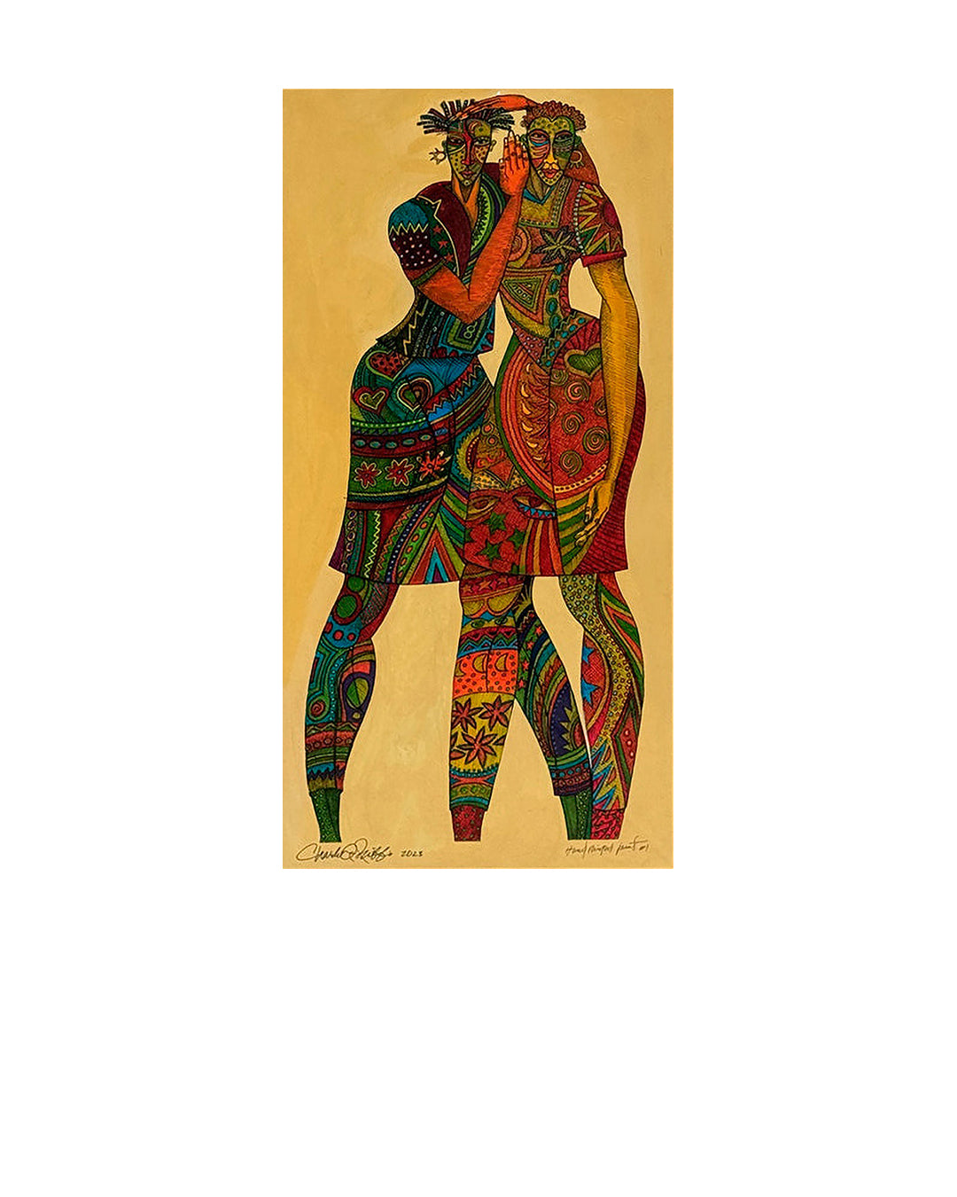 Body Art II - — original artwork by Charles A. Bibbs
