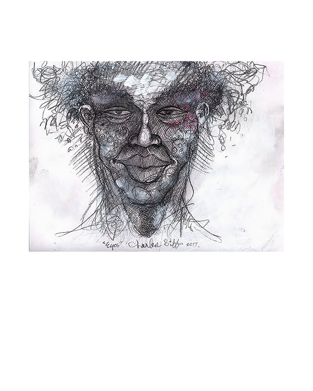 Eyes — original artwork by Charles A. Bibbs