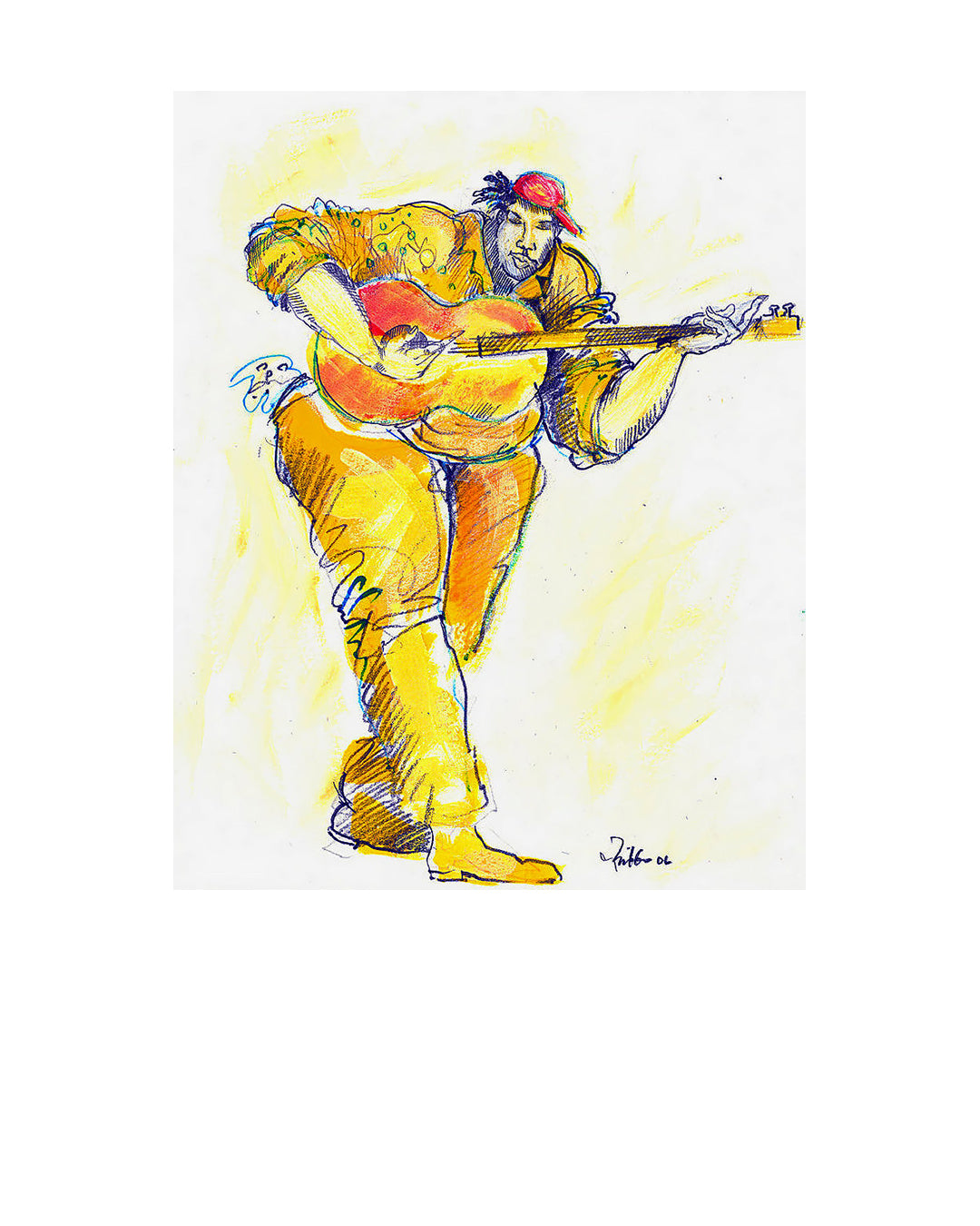 The Player — original artwork by Charles A. Bibbs