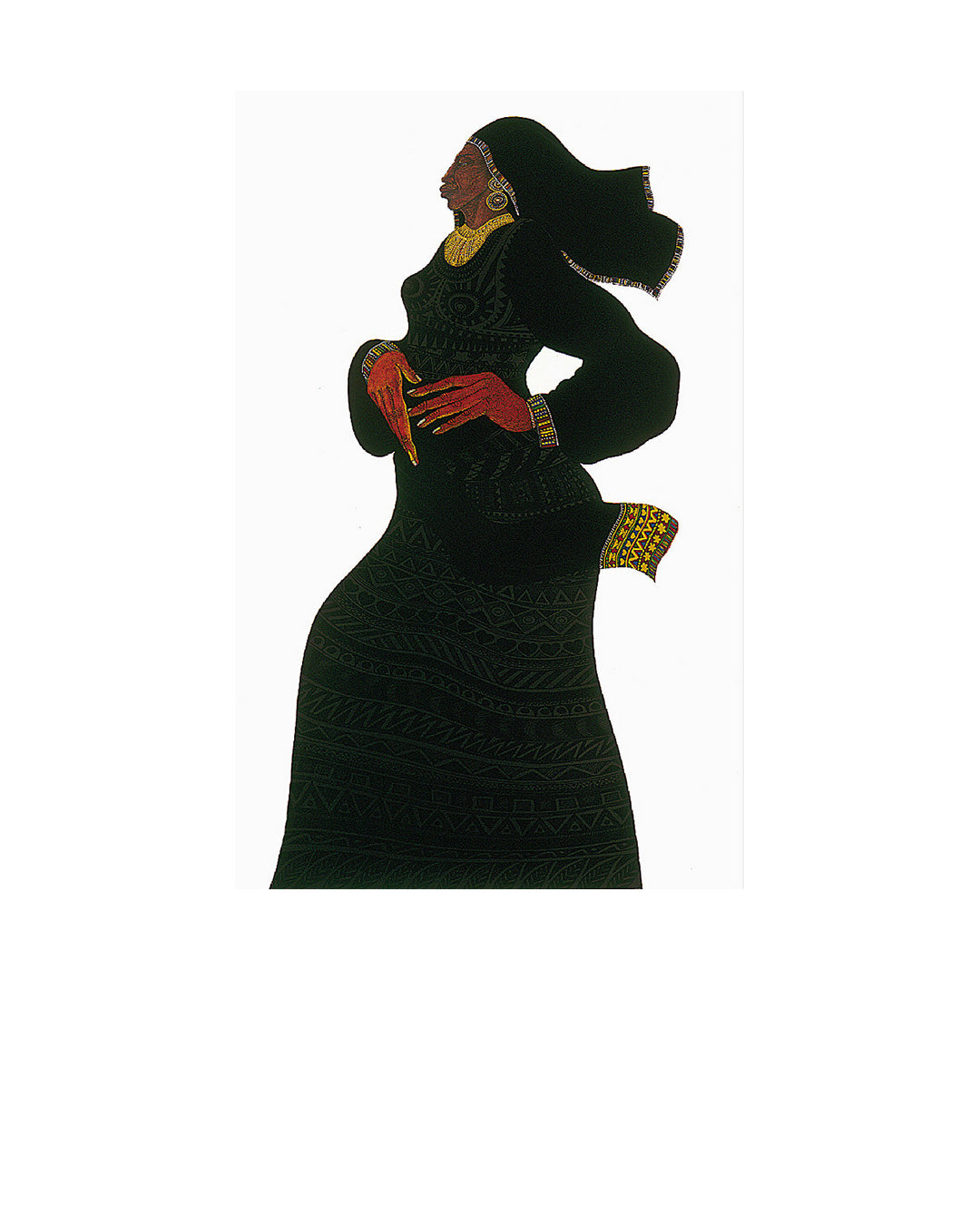Lady In Black 2 — original artwork by Charles A. Bibbs