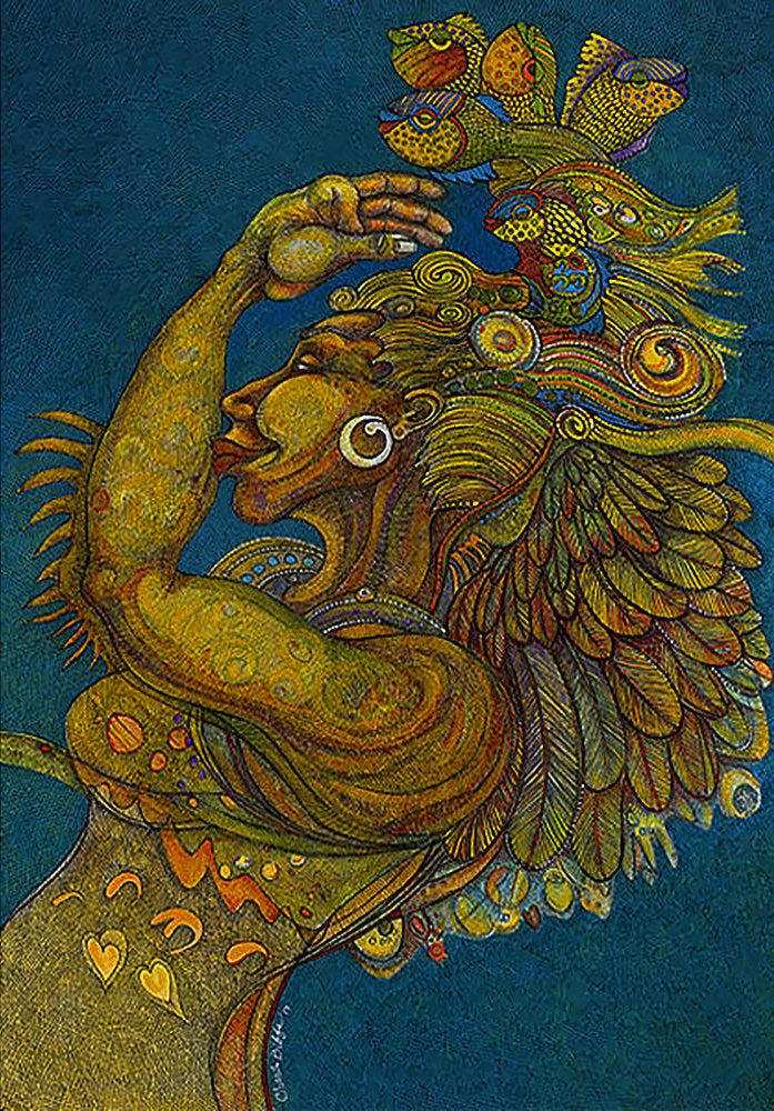 Detail of Sea  Angel II by Charles A. Bibbs