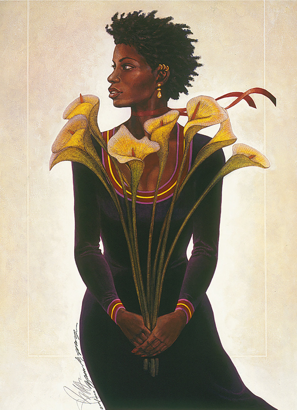 Detail of Lilies From Charles by Charles A. Bibbs
